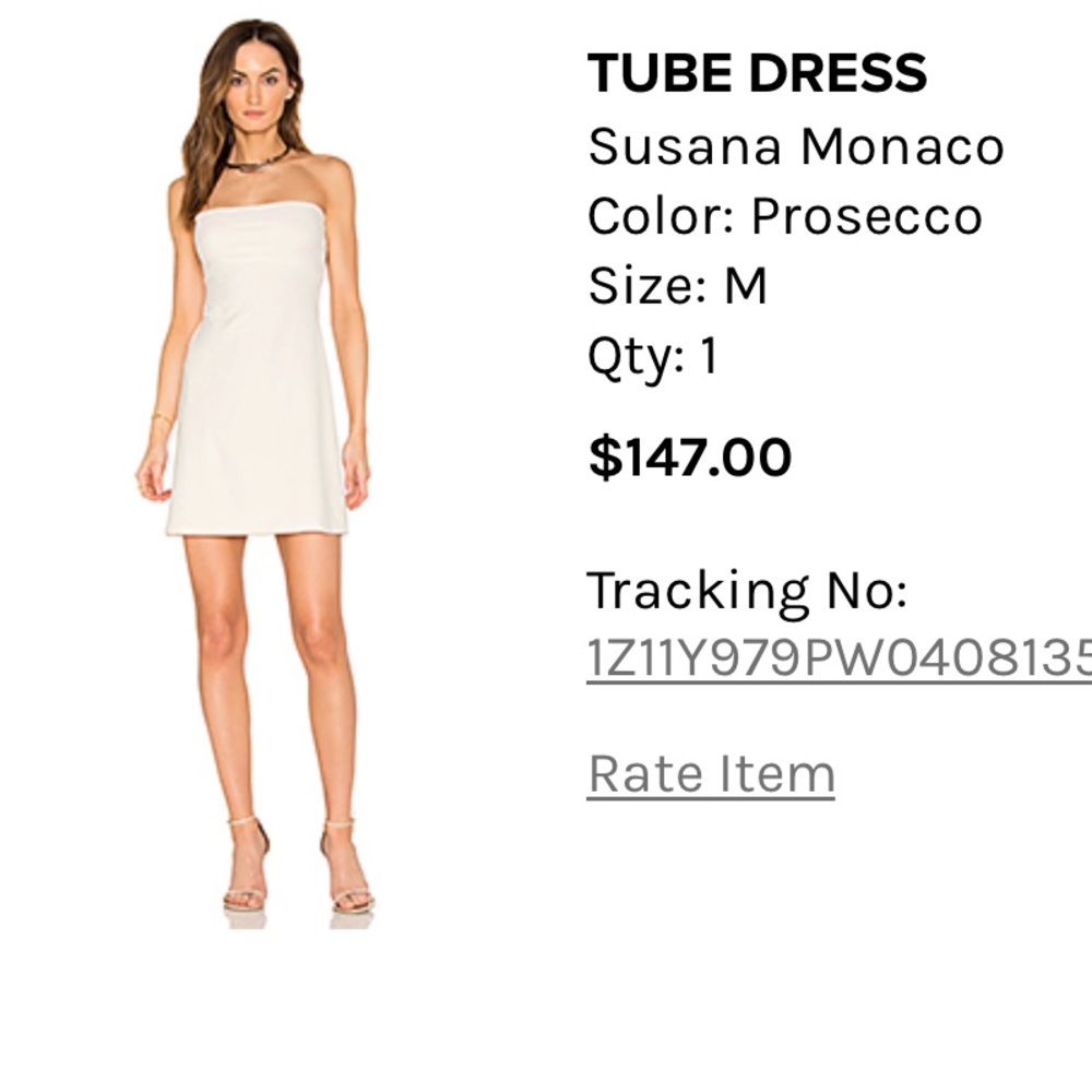 susana monaco tube dress